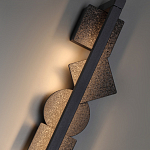 Бра вертикальное с черными кругами и квадратами Gravyura варинант исполнения - 2 | Loft Concept в Ростове-на-Дону