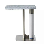 Дизайнерский журнальный стол с прямоугольной рельефной столешницей Nord варинант исполнения - 1 | Loft Concept в Ростове-на-Дону