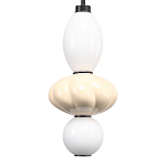 Подвесной светильник фигурный с керамическими элементами Light Fragrant варинант исполнения - 4 | Loft Concept в Ростове-на-Дону