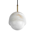 Подвесной светильник из белого алебастра Cryptocrystalline Stone варинант исполнения - 7 | Loft Concept в Ростове-на-Дону