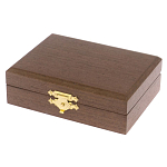 Визитница карманная металлическая с гравюрой Герба России в подарочной коробке Gold Metal Business Card Holders варинант исполнения - 4 | Loft Concept в Ростове-на-Дону