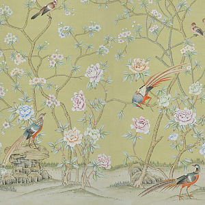 Обои ручная роспись Chatsworth Pea Green