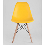 Пластиковый стул на ножках из массива бука Eames Yellow варинант исполнения - 4 | Loft Concept в Ростове-на-Дону