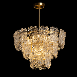 Люстра многоярусная с объемными прозрачными цветами Hanging Flowers варинант исполнения - 3 | Loft Concept в Ростове-на-Дону