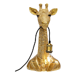 Настольная лампа в детскую Жираф в золотом костюме варинант исполнения - 2 | Loft Concept в Ростове-на-Дону