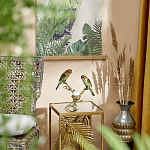 Подсвечник с двумя попугаями из фарфора на бронзовой ветке Eden Garden варинант исполнения - 6 | Loft Concept в Ростове-на-Дону