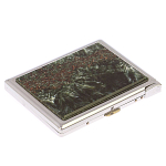 Портсигар с газовой зажигалкой из натурального камня Серафинит Stone Cigarettes Cases варинант исполнения - 1 | Loft Concept в Ростове-на-Дону