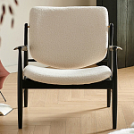 Кресло с каркасом и ножками из древесины и мягкими сиденьем и спинкой Venice варинант исполнения - 7 | Loft Concept в Ростове-на-Дону