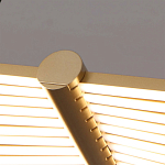 Люстра в виде распахнутых крыльев из тонких металлических планок Flight of Freedom варинант исполнения - 2 | Loft Concept в Ростове-на-Дону