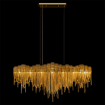 Люстра подвесная с металлическими дугами и длинными цепочками 115 см Atlantis Chain варинант исполнения - 5 | Loft Concept в Ростове-на-Дону