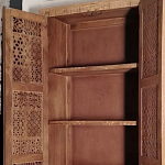 Этнический шкаф с орнаментом резьба из дерева Indian Antique Furniture варинант исполнения - 2 | Loft Concept в Ростове-на-Дону