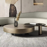 Комплект их 2-х круглых дизайнерских журнальных столов Difelap варинант исполнения - 1 | Loft Concept в Ростове-на-Дону