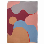 Плед из хлопка с абстрактным принтом Elysian Flow Ember варинант исполнения - 1 | Loft Concept в Ростове-на-Дону