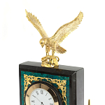 Настольный письменный набор из змеевика тёмно-зелёного цвета с декором в виде орла Successful Leader варинант исполнения - 3 | Loft Concept в Ростове-на-Дону