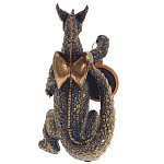 Часы в виде дракона Gold Black Dragon with Clock варинант исполнения - 2 | Loft Concept в Ростове-на-Дону