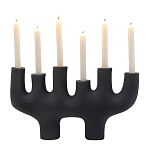 Подсвечник алюминиевый черный Ember варинант исполнения - 1 | Loft Concept в Ростове-на-Дону