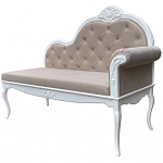 Рекомье со спинкой в стиле прованс Montmartre Provence Ottoman варинант исполнения - 3 | Loft Concept в Ростове-на-Дону