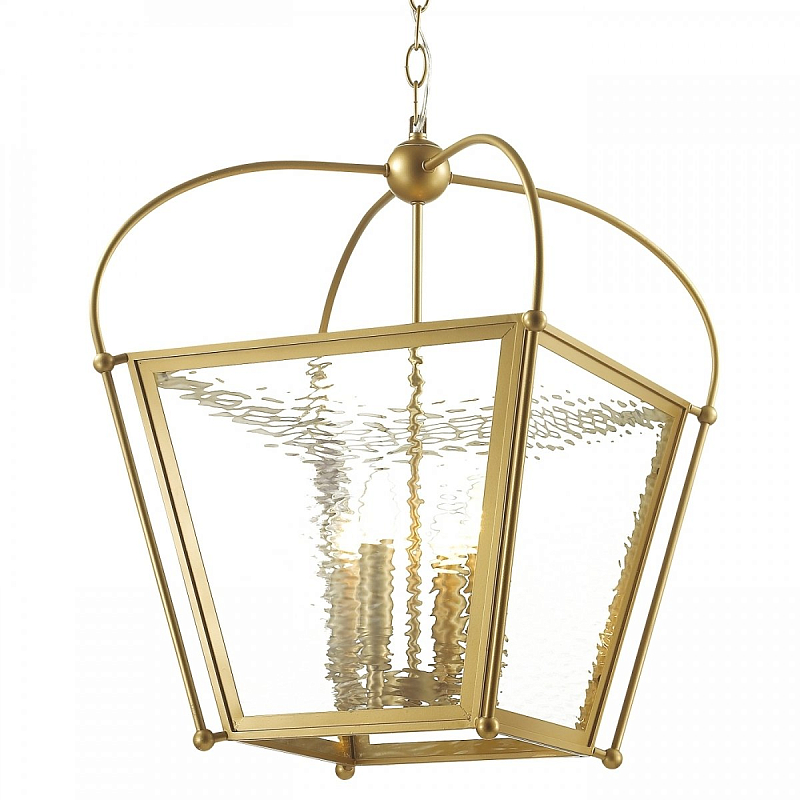Люстра DUTCH Glass Pendant Arteco 4 Gold Прозрачное Стекло Золотой Люстра DUTCH Glass Pendant Arteco 4 Gold Прозрачное Стекло Золотой в Ростове-на-Дону | Loft Concept