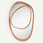 Ассиметричное зеркало в дубовой раме Infinity Symbol варинант исполнения - 1 | Loft Concept в Ростове-на-Дону