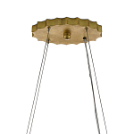 Люстра овальная в сочетании черного и золотого цвета Mesh Lighting варинант исполнения - 5 | Loft Concept в Ростове-на-Дону