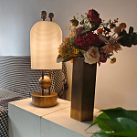 Настольная лампа в виде фонаря с белым фактурным абажуром Echoes of Light варинант исполнения - 4 | Loft Concept в Ростове-на-Дону