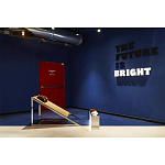 Дизайнерское кресло на металлическом каркасе с подставкой для ног Poltronova Mies Armchair варинант исполнения - 11 | Loft Concept в Ростове-на-Дону