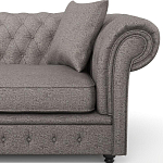 Мебельная ткань Шенилл серый цвет 138 см T4-32 варинант исполнения - 12 | Loft Concept в Ростове-на-Дону