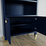 Книжный Стеллаж Elsa Dreams Blue с задней стенкой варинант исполнения - 3 | Loft Concept в Ростове-на-Дону