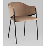 Стул Brace велюр капучино варинант исполнения - 1 | Loft Concept в Ростове-на-Дону