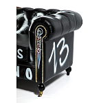 Диван Честерфильд граффити graffiti Orange Sofa натуральная кожа варинант исполнения - 10 | Loft Concept в Ростове-на-Дону