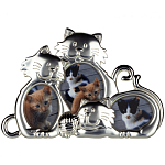 Фоторамка детская Childhood Corner Three cats варинант исполнения - 1 | Loft Concept в Ростове-на-Дону