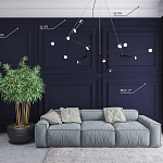 Гладкий карниз KT-59 варинант исполнения - 3 | Loft Concept в Ростове-на-Дону