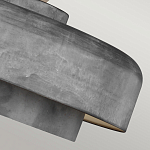 Подвесной светильник с массивным круглым стальным плафоном серого цвета в индустриальном стиле на цепи Feiss варинант исполнения - 7 | Loft Concept в Ростове-на-Дону