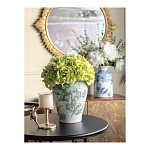 Ваза с зелеными цветочными и птичьими мотивами Vase Inspired by Nature варинант исполнения - 6 | Loft Concept в Ростове-на-Дону