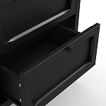 Комод узкий с 5-ю ящиками черный Silva Black Chest of Drawers варинант исполнения - 4 | Loft Concept в Ростове-на-Дону