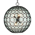 Люстра в форме шара из круглых декоративных элементов Circle of Light варинант исполнения - 1 | Loft Concept в Ростове-на-Дону