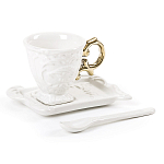 Кофейная пара Seletti I-Coffee Gold варинант исполнения - 1 | Loft Concept в Ростове-на-Дону