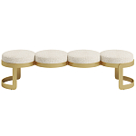 Дизайнерская Банкетка Leola латунь  варинант исполнения - 2 | Loft Concept в Ростове-на-Дону