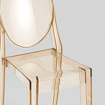 Прозрачный стул с янтарным оттенком LOUIS GHOST CHAIR варинант исполнения - 7 | Loft Concept в Ростове-на-Дону