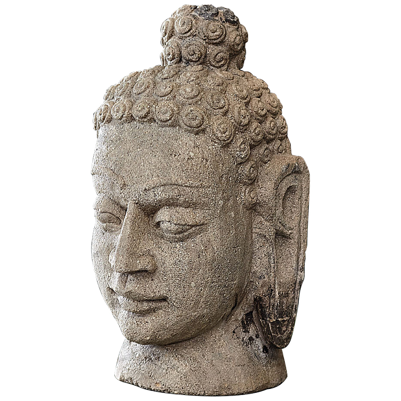      Stone Buddha Head   -- | Loft Concept 