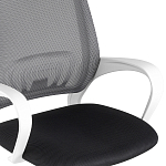 Офисное кресло с основанием из белого пластика Desk chairs Black варинант исполнения - 6 | Loft Concept в Ростове-на-Дону