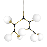 Люстра с 7-ю белыми шарообразными плафонами Natural Concepts варинант исполнения - 1 | Loft Concept в Ростове-на-Дону
