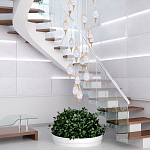 Большая каскадная люстра с хрустальными подвесками Esme Drops Crystal Brass Cascade Chandelier 25 варинант исполнения - 2 | Loft Concept в Ростове-на-Дону