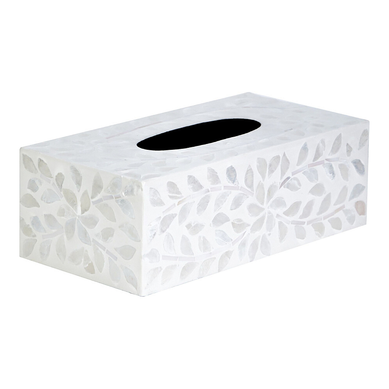 Салфетница Esmee Bone Inlay Белый Салфетница Esmee Bone Inlay Белый в Ростове-на-Дону | Loft Concept