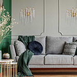 Бра золотого цвета с ветвями и хрустальными подвесками FAIRYTREE Light варинант исполнения - 8 | Loft Concept в Ростове-на-Дону