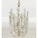 Подвесной светильник декорированный цветами из стекла Lightness of Flowers варинант исполнения - 3 | Loft Concept в Ростове-на-Дону