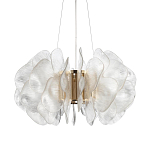 Люстра с декором в виде крупных рельефных лепестков 80 см Ethereal Bloom варинант исполнения - 1 | Loft Concept в Ростове-на-Дону