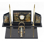 Настольный письменный набор из камня офиокальцит и змеевик Successful Leader варинант исполнения - 1 | Loft Concept в Ростове-на-Дону