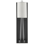 Бра на прозрачном штативе с тканевым абажуром в форме цилиндра Conciseness варинант исполнения - 4 | Loft Concept в Ростове-на-Дону