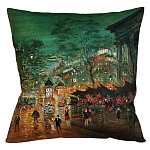 Подушка декоративная Париж ночной Impressionism in Art варинант исполнения - 1 | Loft Concept в Ростове-на-Дону